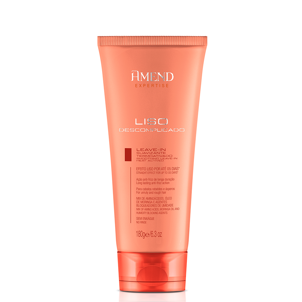 Leave-in Amend Expertise Termo-Ativado Liso Sem Química 180g